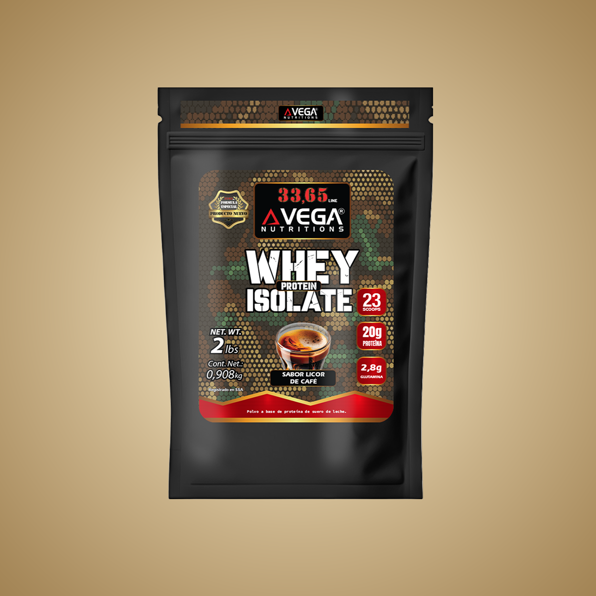 33,65 WHEY ISOLATE PROTEIN 2LB