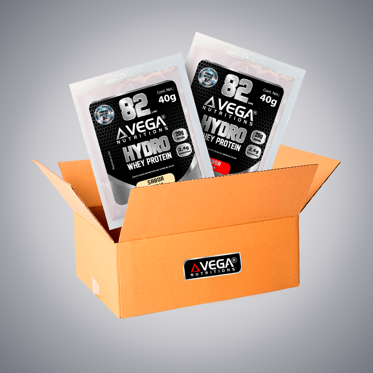 CAJA 40 PIEZAS 82 HYDROWHEY PROTEIN 40GR