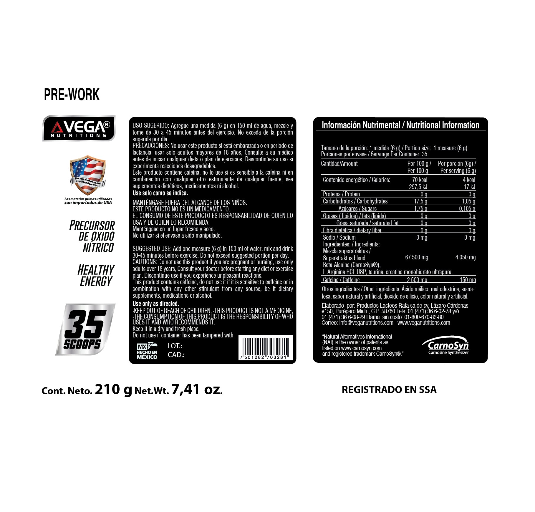 KRAZO PRE-WORKOUT 210g