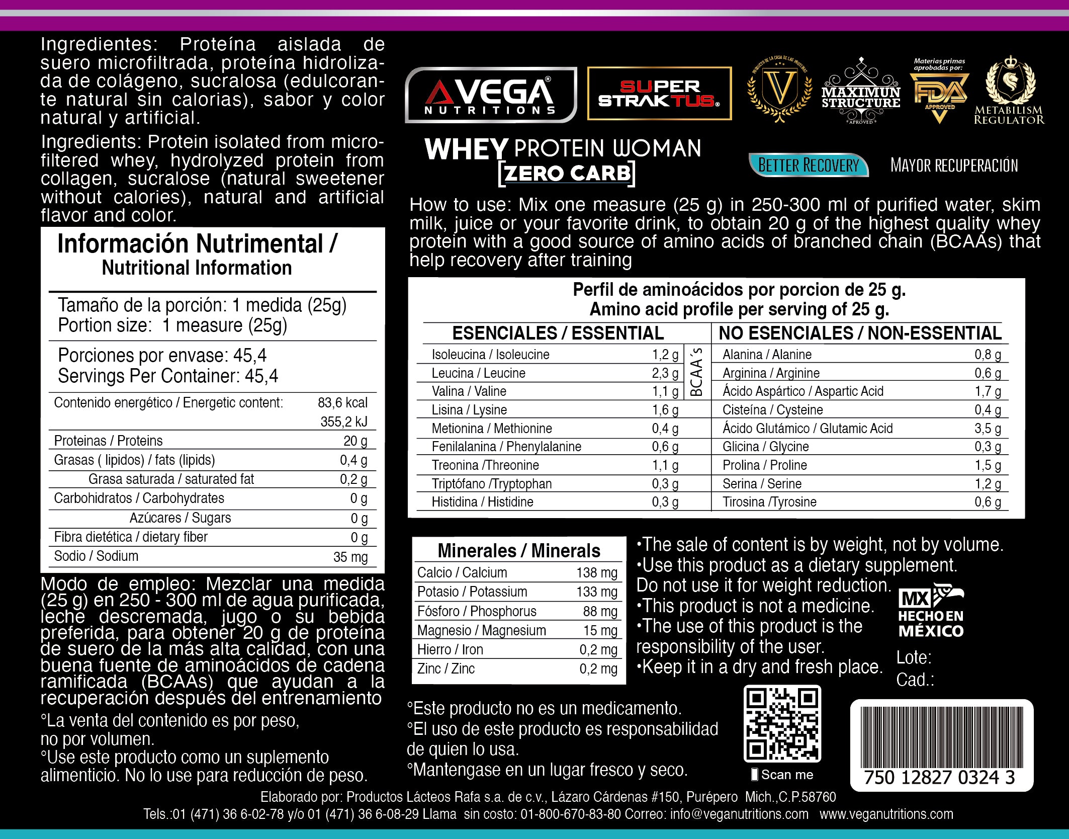 WOMAN ZERO CARB 2.5LB