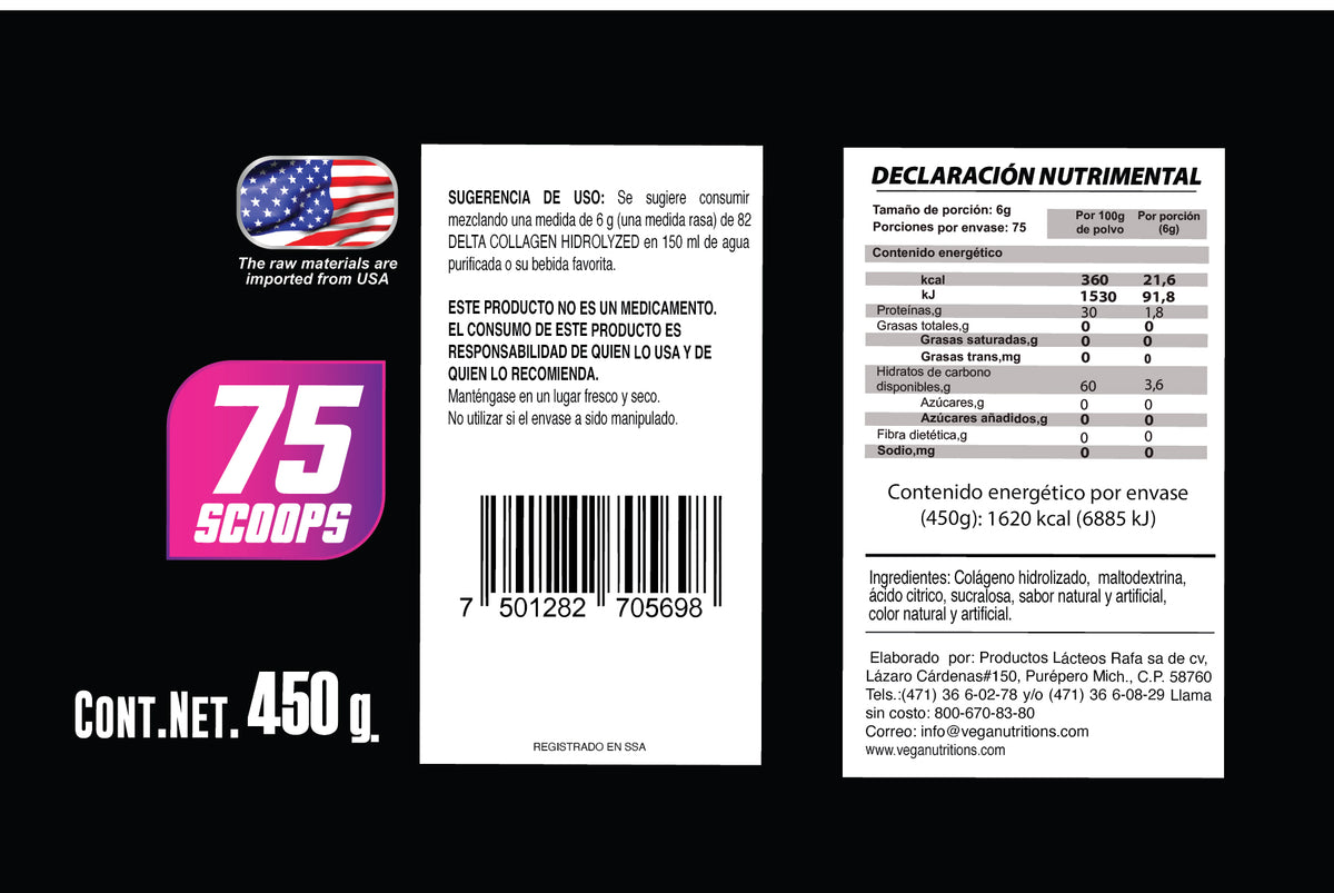 Etiqueta e información nutrimental