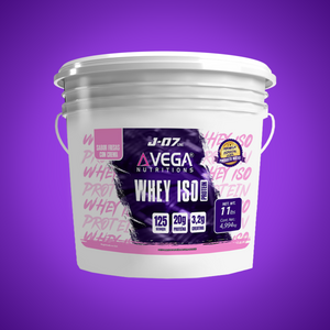 Bote de J-07 Whey Iso Protein 11 lb - Proteína con creatina formato grande Vega Nutritions