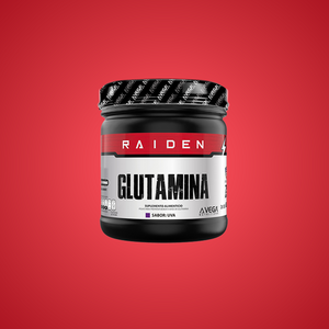 Bote de L-Glutamina Raiden 450 g - Recuperación muscular Vega Nutritions